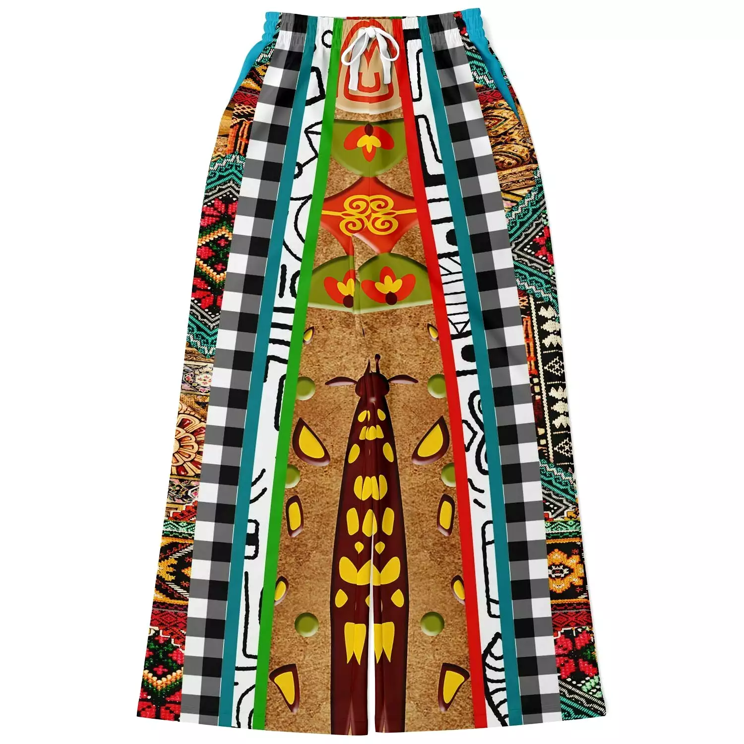 Africa Bombastic Eco-Poly Stretchy Phat Bellbottoms