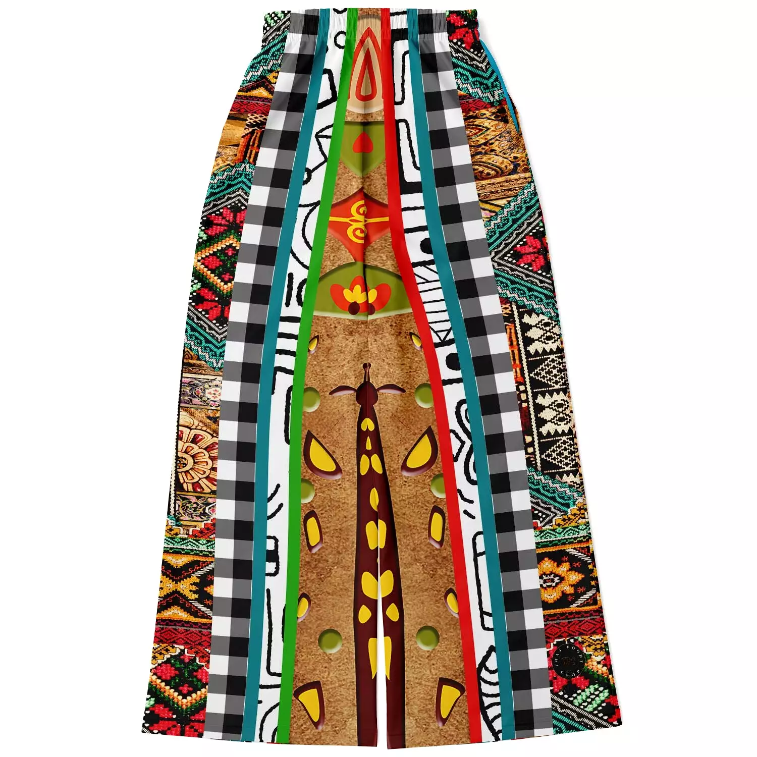 Africa Bombastic Eco-Poly Stretchy Phat Bellbottoms