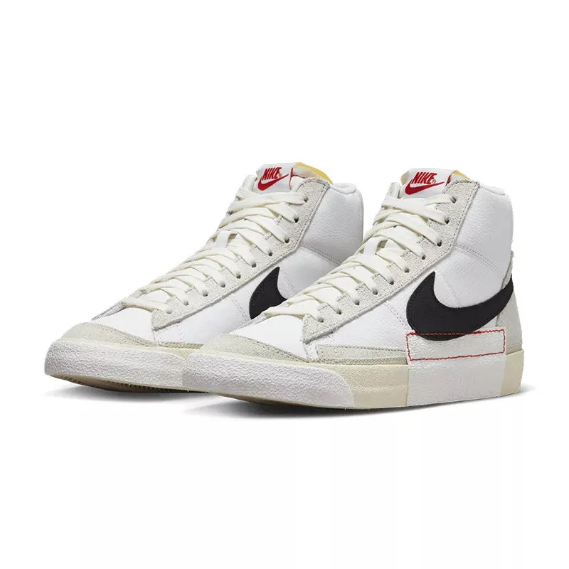 Baskets Nike Blazer Mid Pro Club - Blanc/Noir - Homme