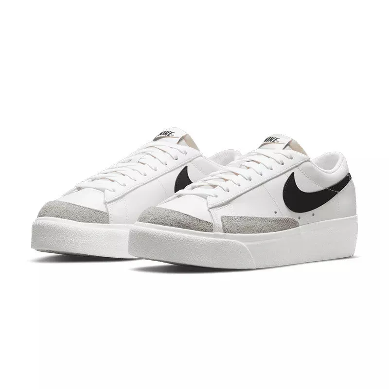 Baskets Nike W Blazer Lo Platform - Blanc/Noir - Femme