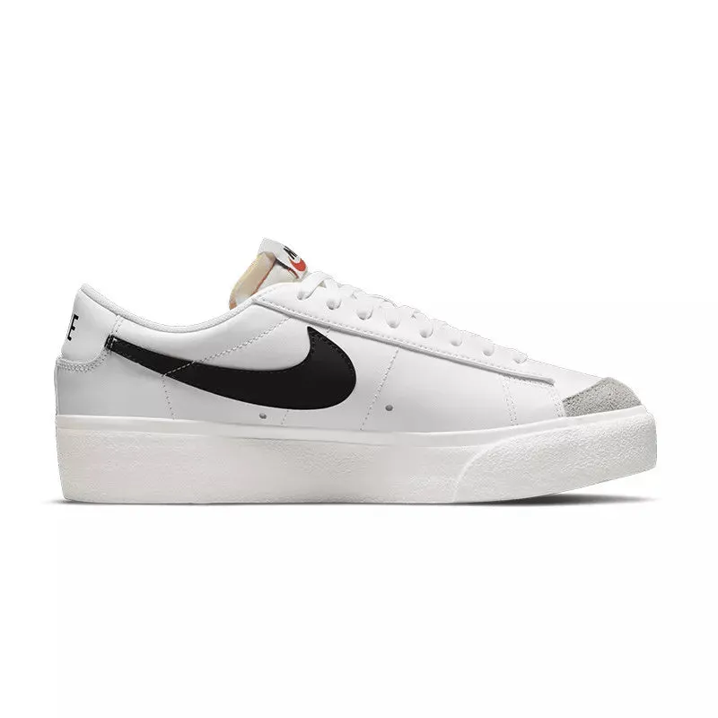 Baskets Nike W Blazer Lo Platform - Blanc/Noir - Femme