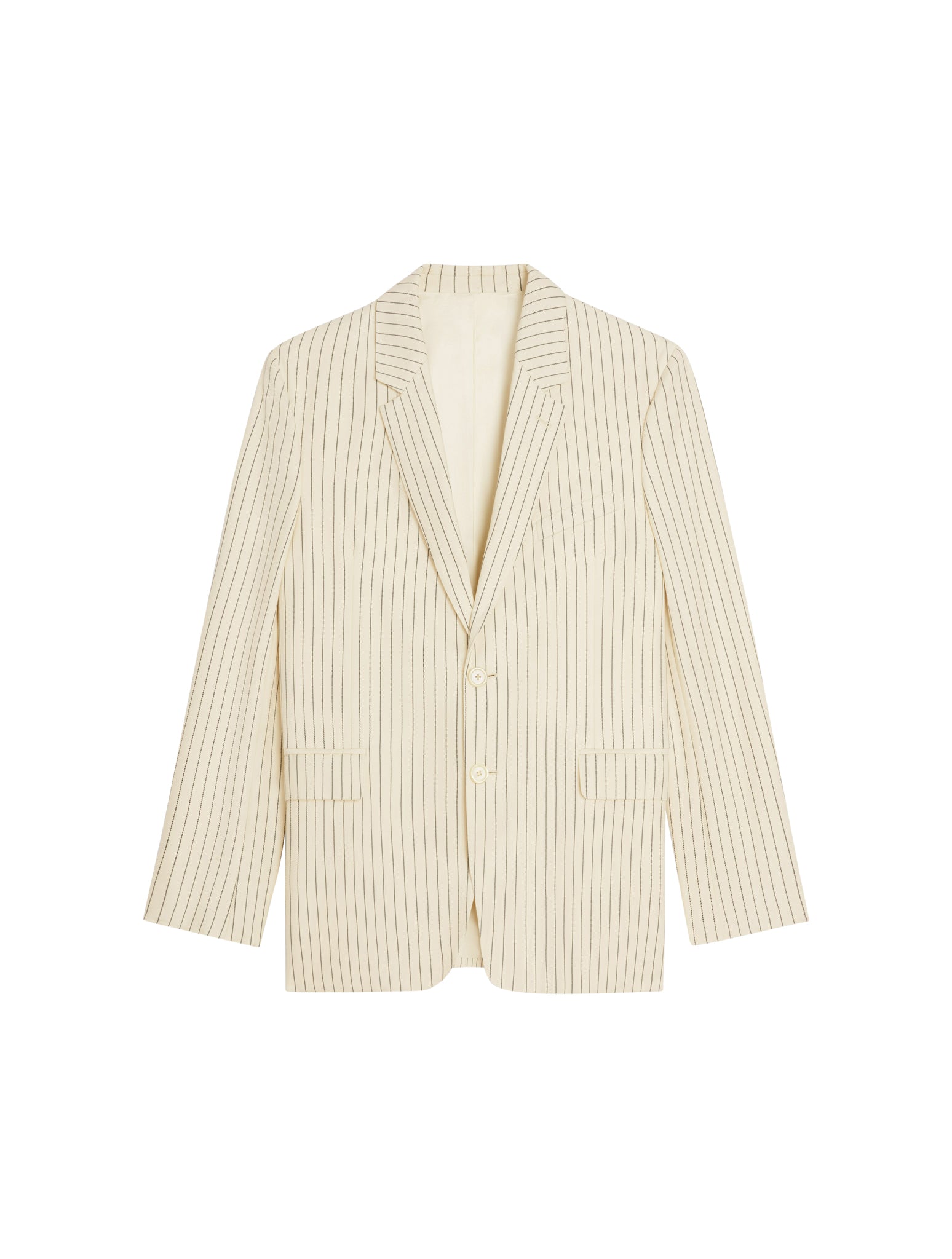 CLASSIC JACKET IN STRIPED WOOL