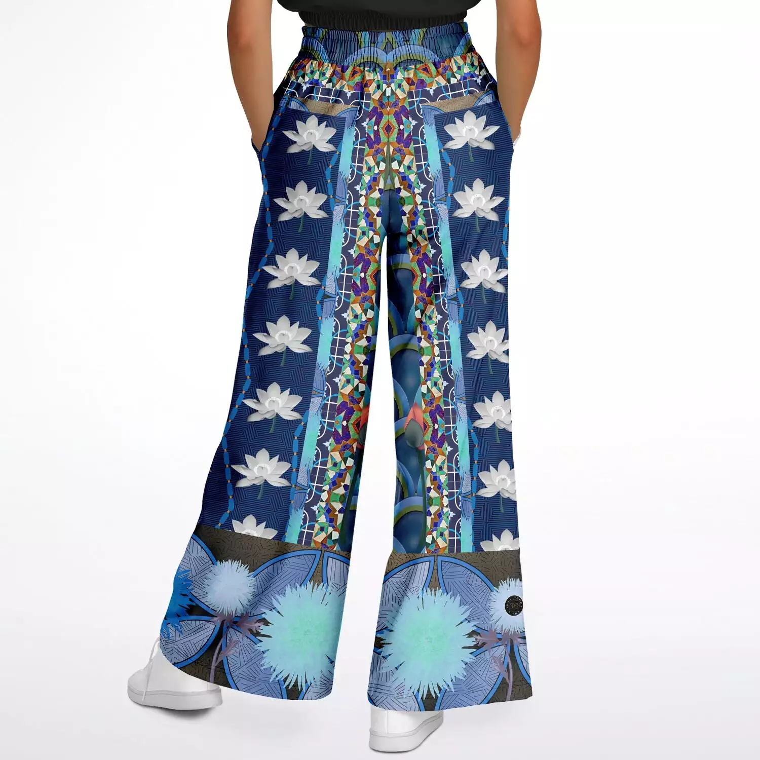 Dahlia Lama Eco-Poly Stretchy Phat Bellbottoms