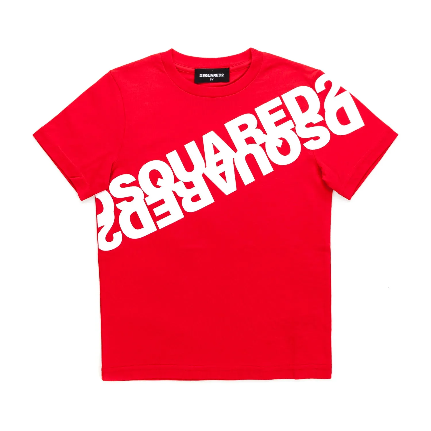 Dsquared2 Unisex Red Logo Print T-Shirt