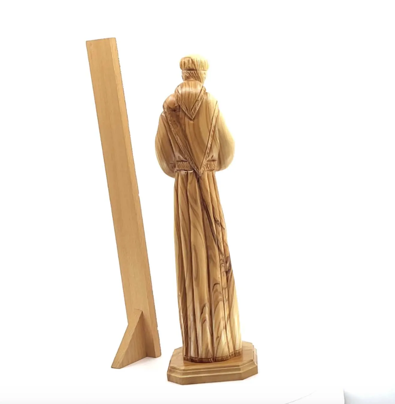 Francis of Assisi, Patron Saint of Ecology, 11.4 Tall Carved Statue