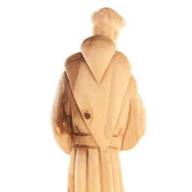 Francis of Assisi, Patron Saint of Ecology, 11.4 Tall Carved Statue