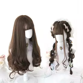 HARAJUKU LOLITA CHOCOLATE LONG CURLY WIG BY31020