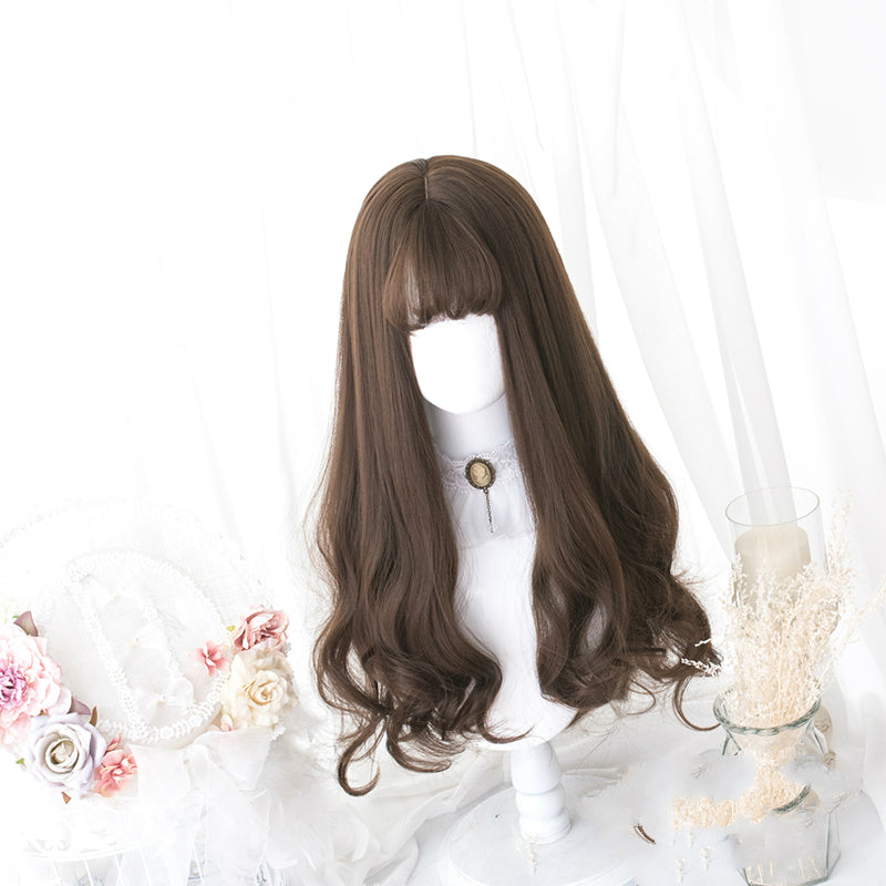 HARAJUKU LOLITA CHOCOLATE LONG CURLY WIG BY31020