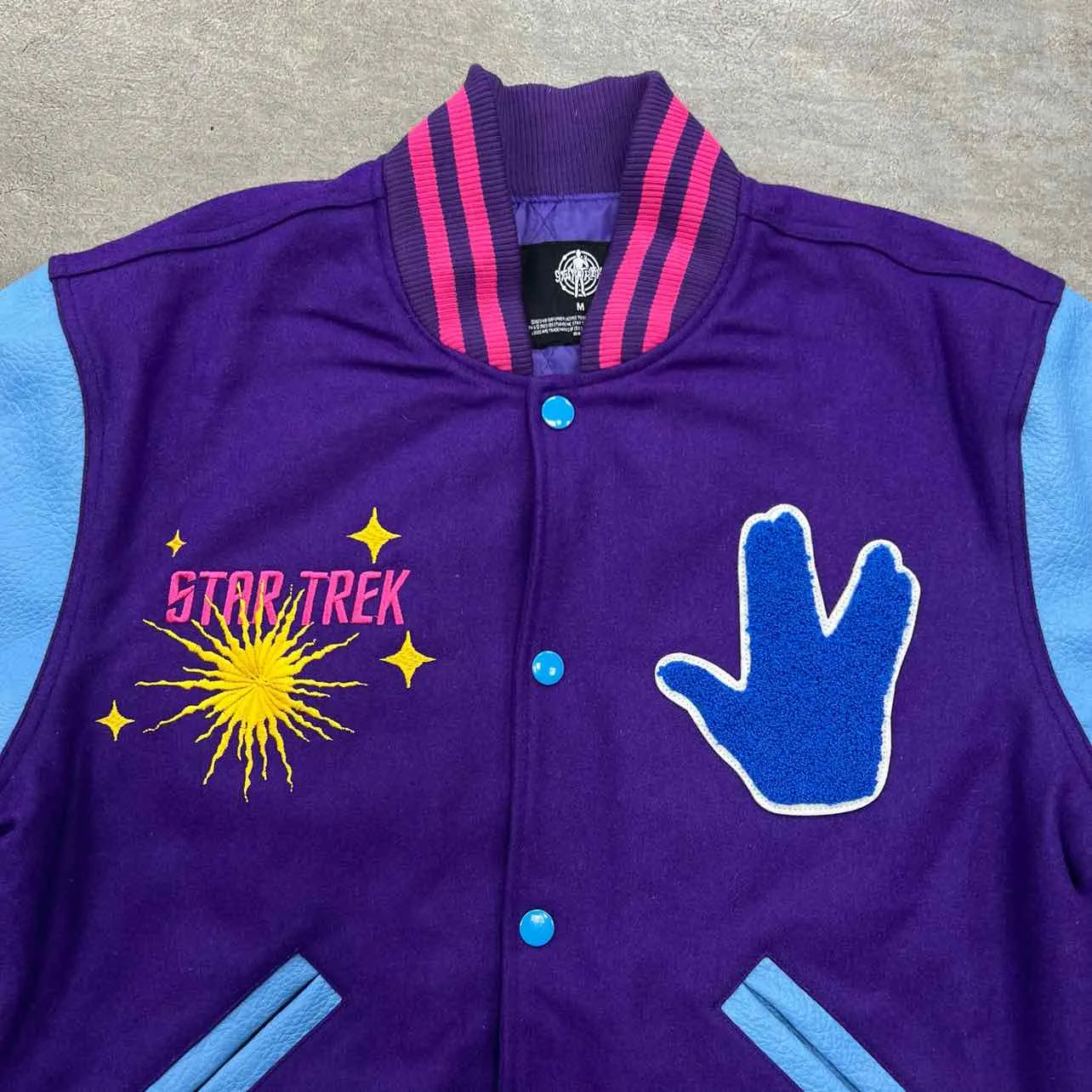 Kid Cudi Varsity Jacket STAR TREK Multi-Color New Size M