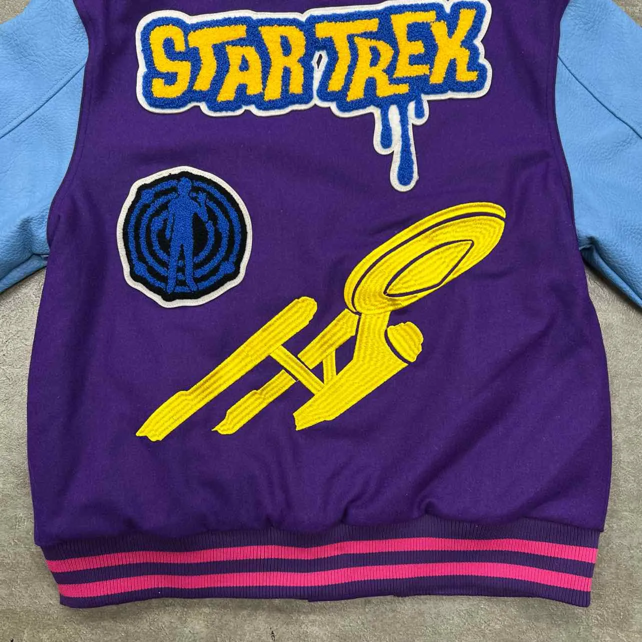 Kid Cudi Varsity Jacket STAR TREK Multi-Color New Size M