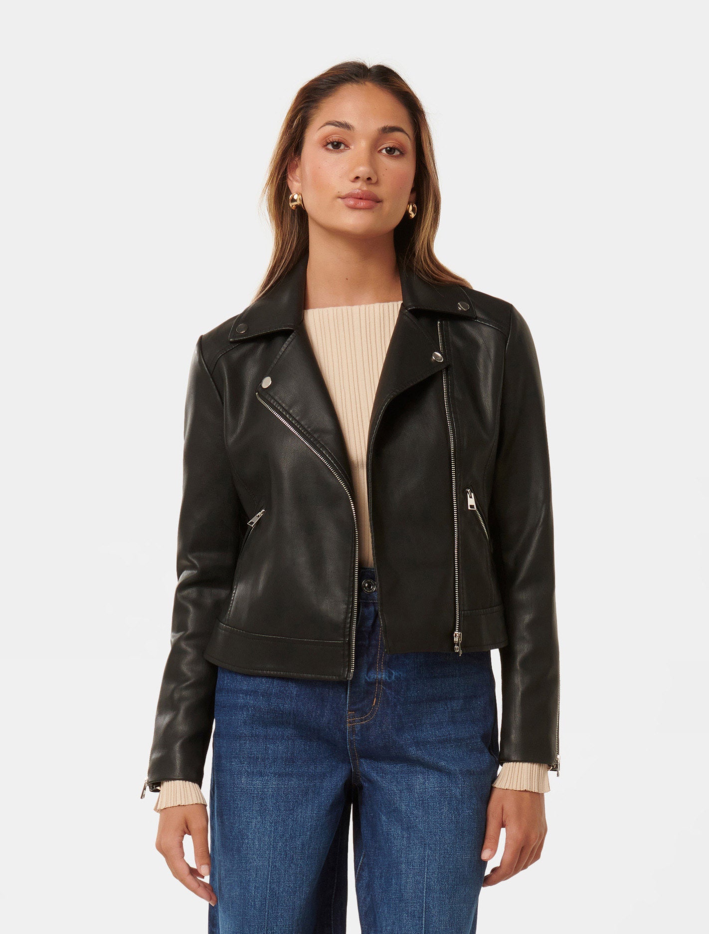 Kylie Petite Biker Jacket