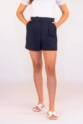 Let Me Adore You Navy Knit Short