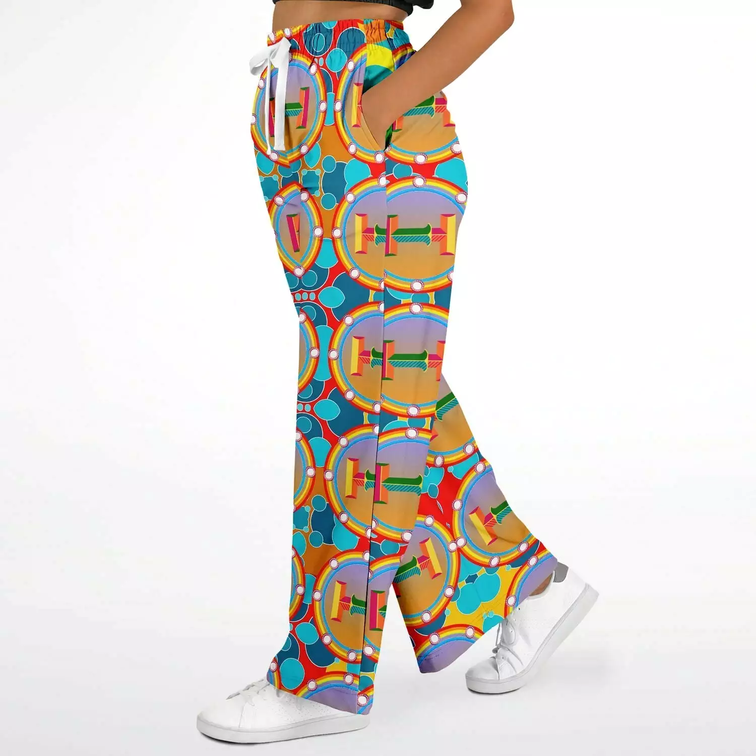 Life on Mars Eco-Poly Stretchy Phat Bellbottoms