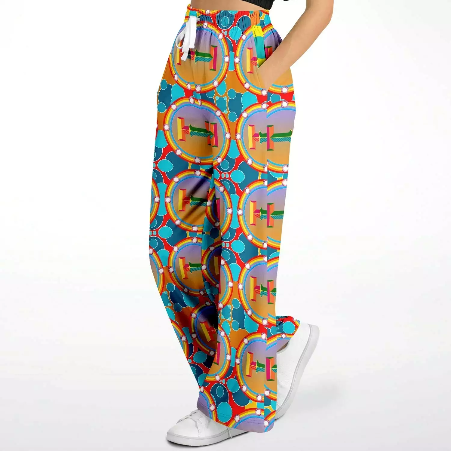 Life on Mars Eco-Poly Stretchy Phat Bellbottoms