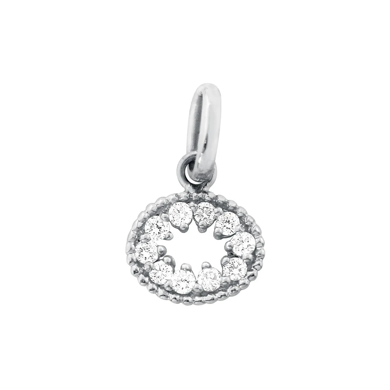 Me Hearty Pendant, White Gold