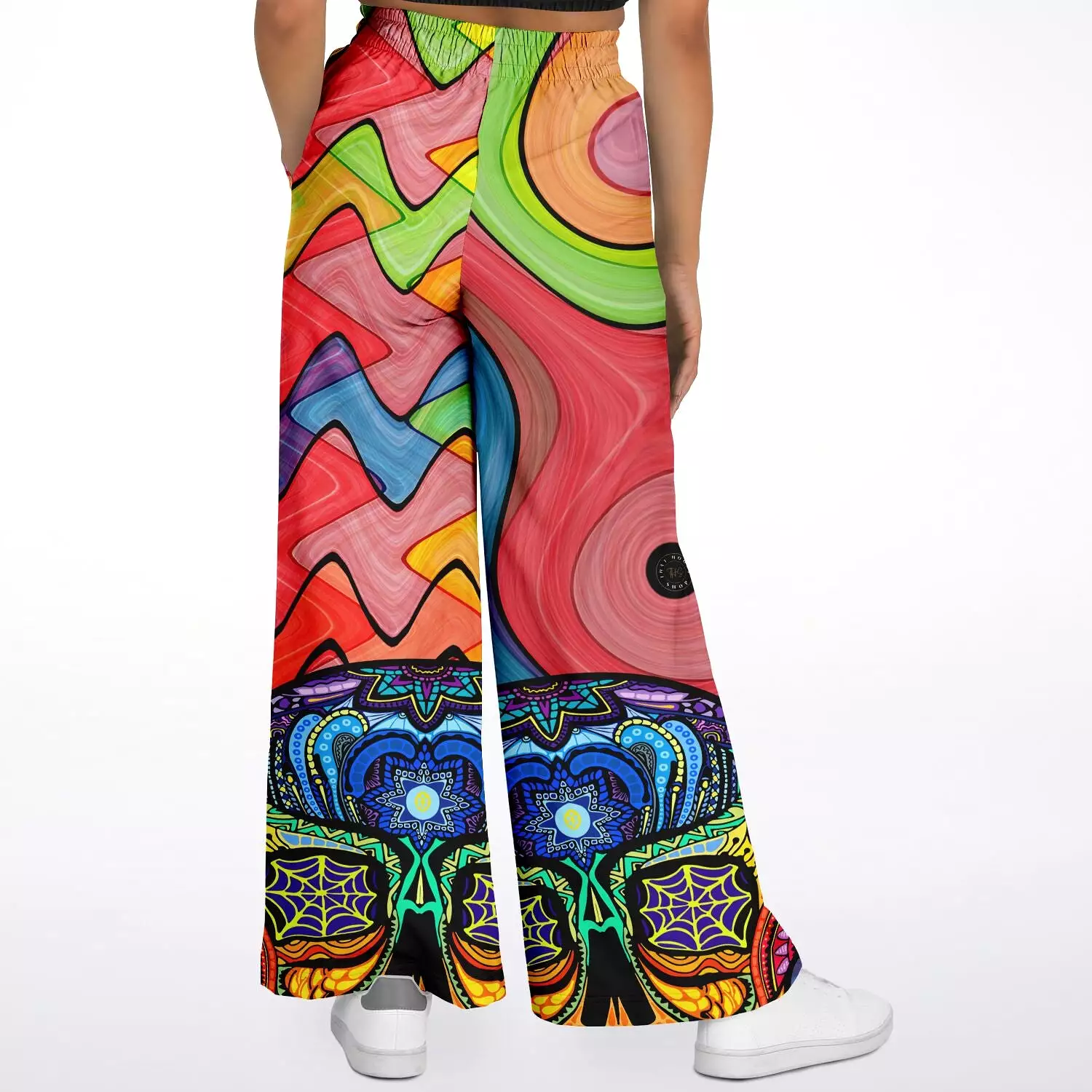 Me So Psychedelic Eco-Poly Stretchy Phat Bellbottoms