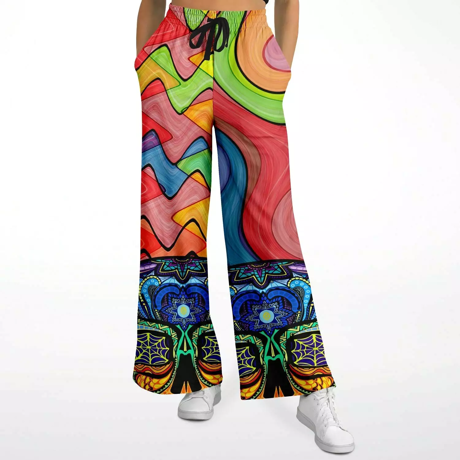 Me So Psychedelic Eco-Poly Stretchy Phat Bellbottoms