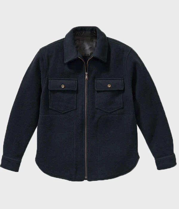 Men's Wool Over Shirt Jacket