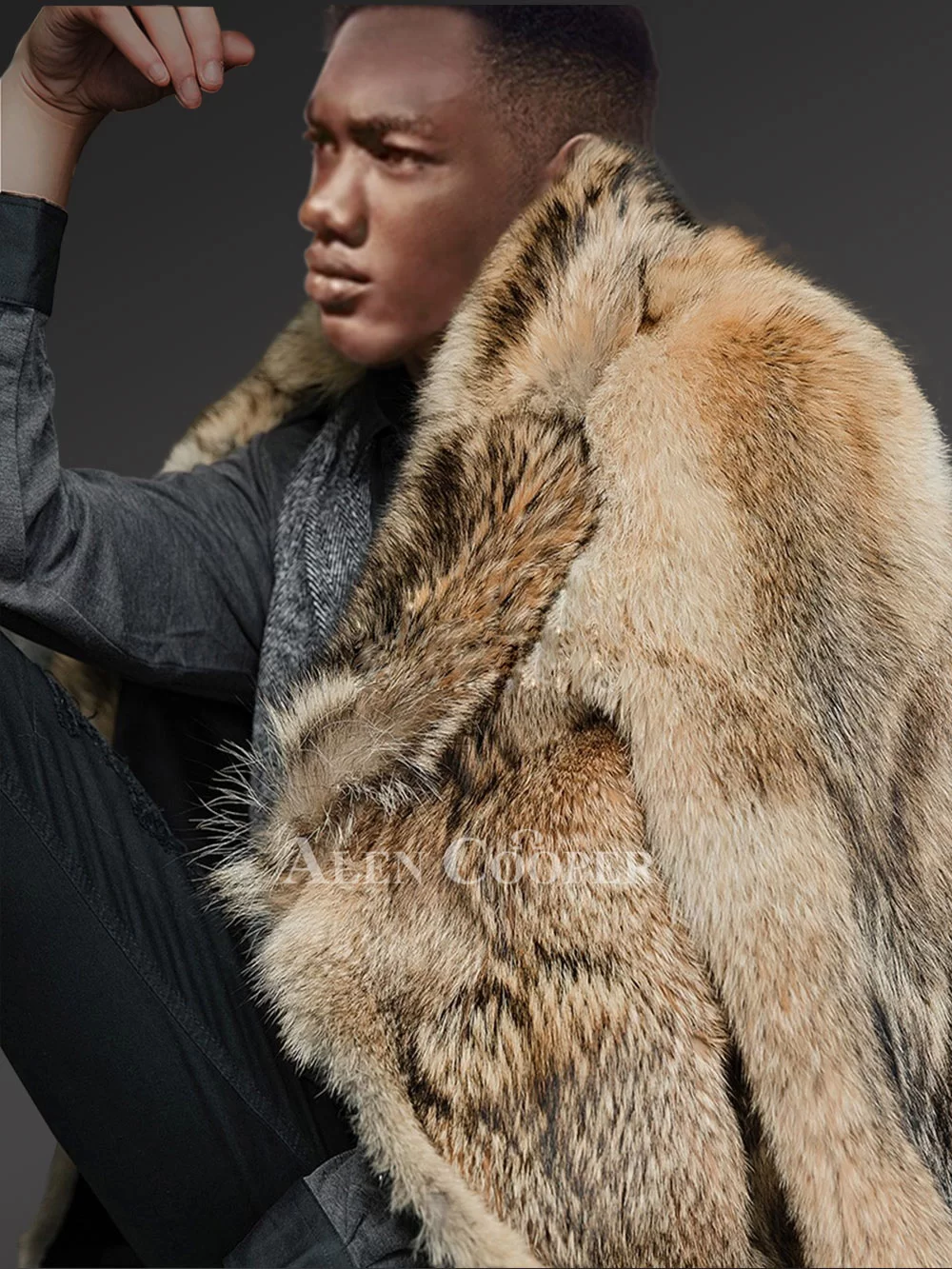 Men’s Coyote Fur Jacket