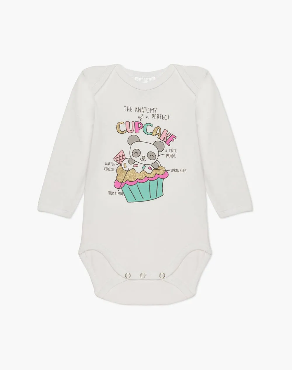 MINERVA Baby Rompers 2-Pack - Cupcake Design