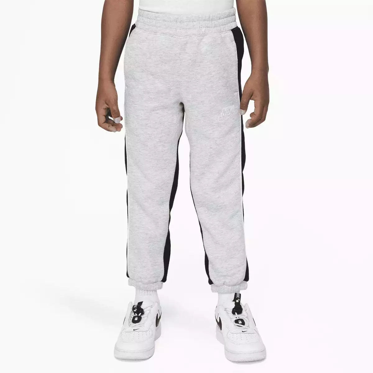 NIKE JUNIOR AMPLIFY GREY JOGGER TRACKPANTS