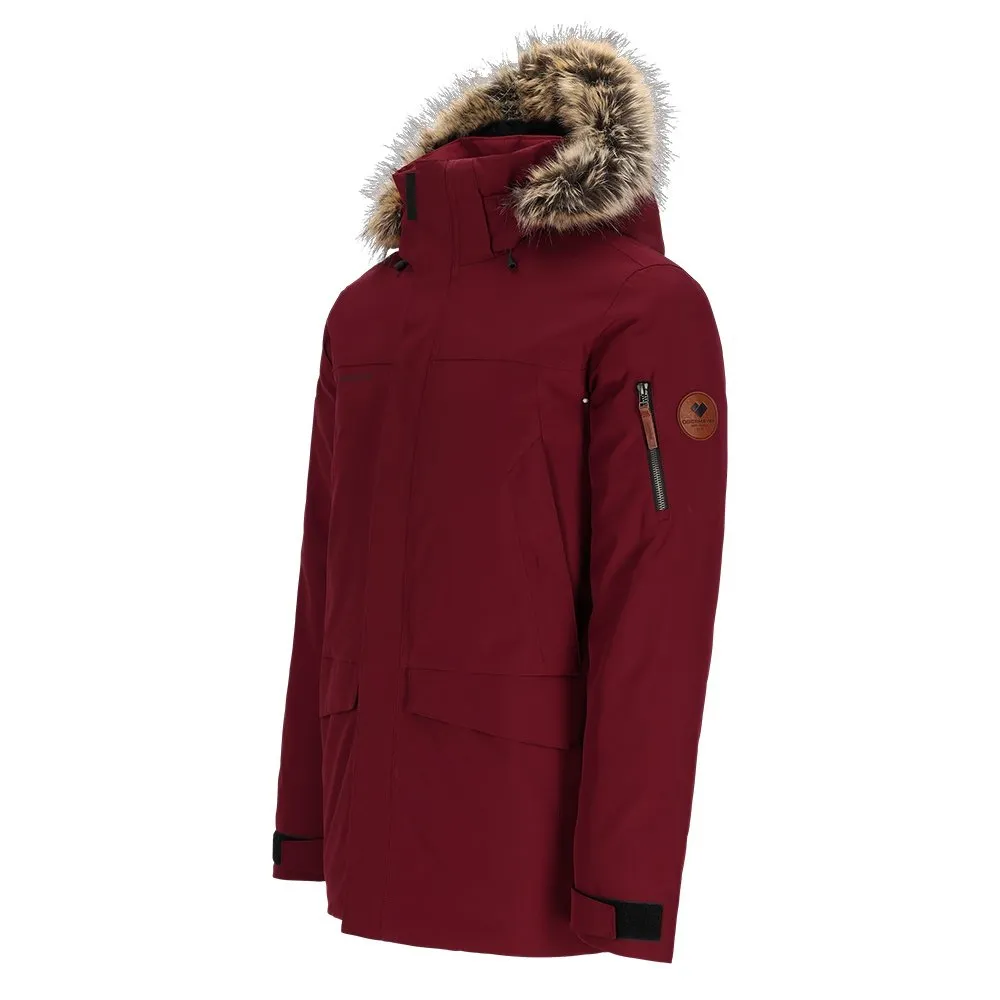 Obermeyer Ridgeline Insulated Ski Jacket with Faux Fur (Men's)