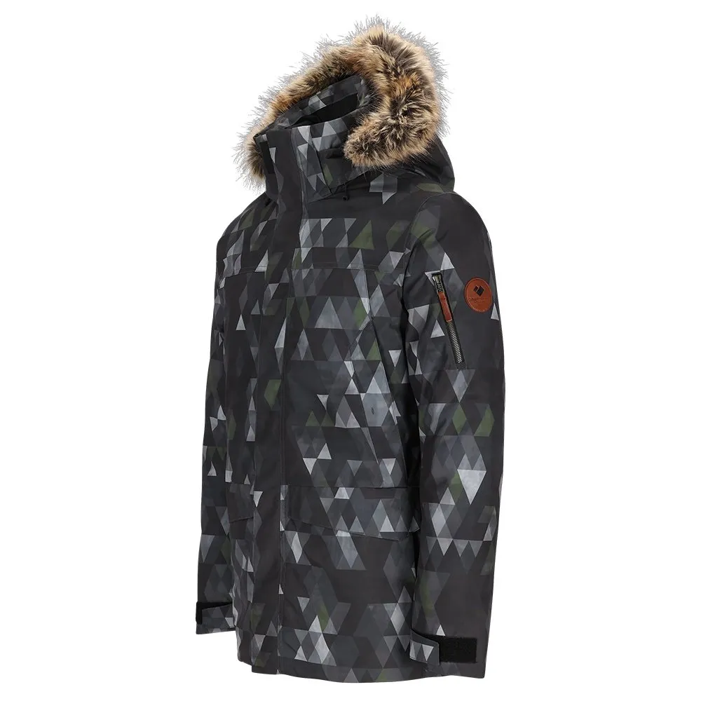 Obermeyer Ridgeline Insulated Ski Jacket with Faux Fur (Men's)