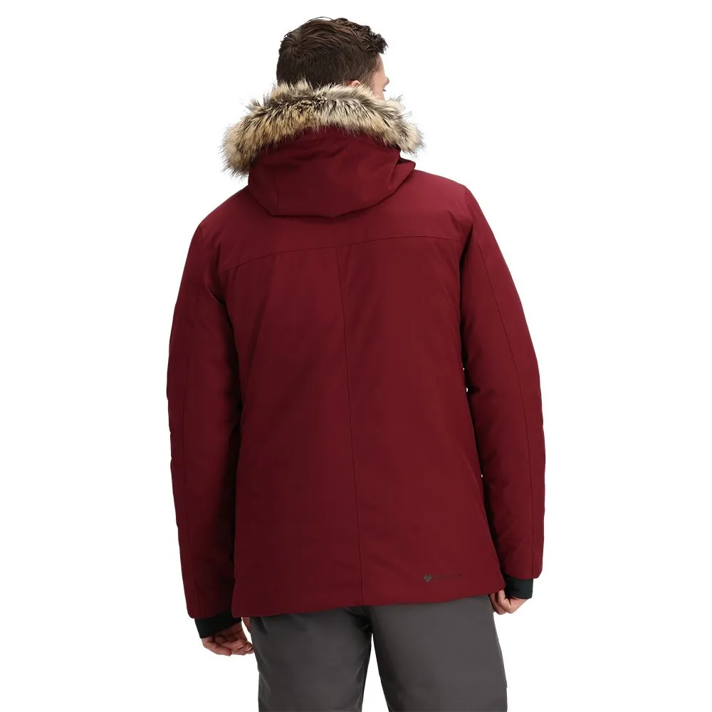 Obermeyer Ridgeline Insulated Ski Jacket with Faux Fur (Men's)