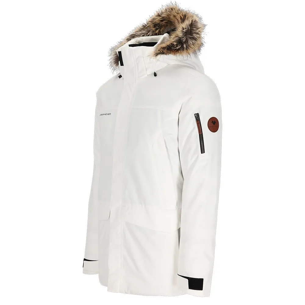 Obermeyer Ridgeline Insulated Ski Jacket with Faux Fur (Men's)