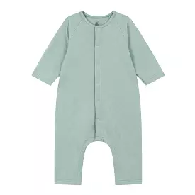 Petit Bateau Quilted Romper Jumpsuit - Green