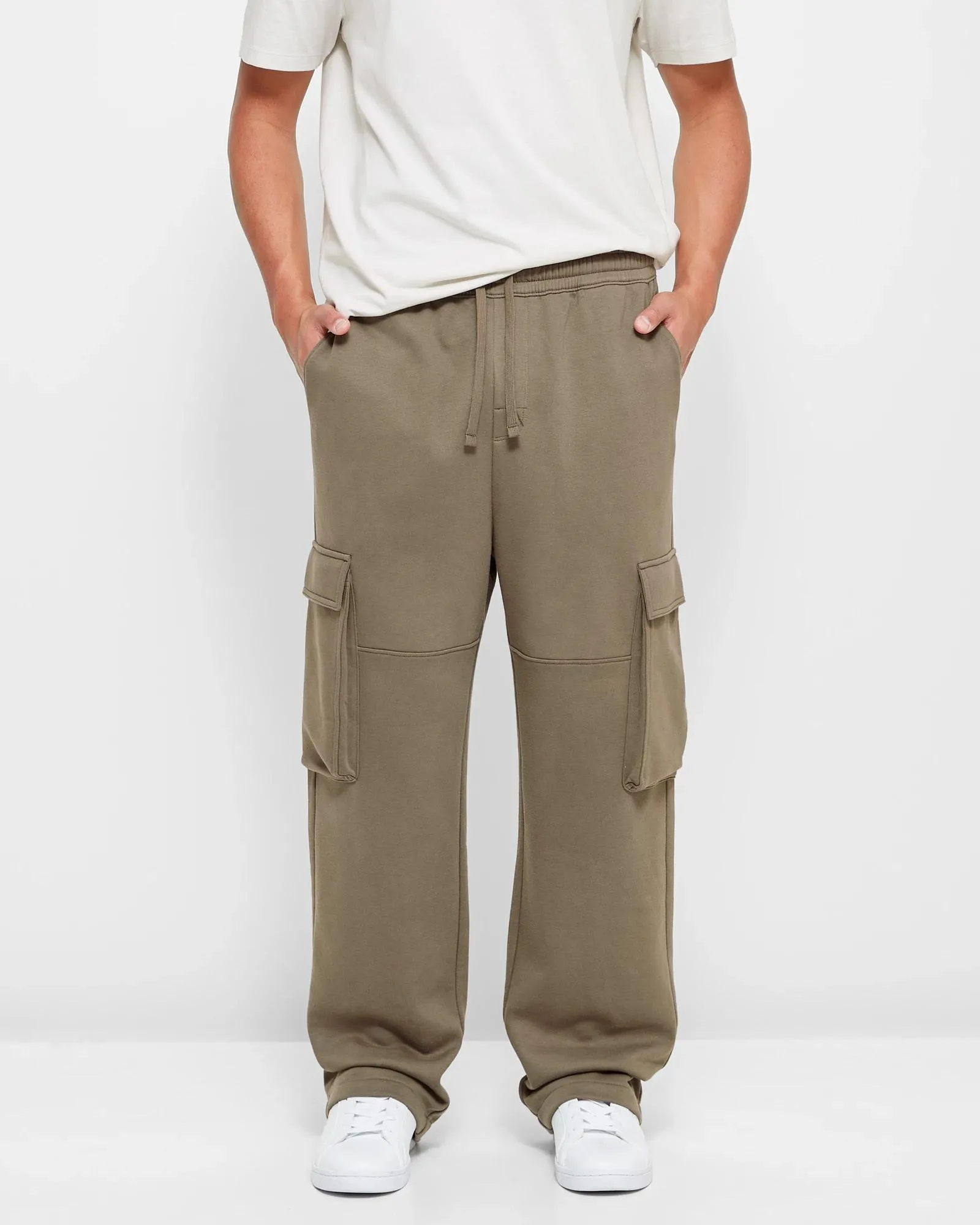 popular  Cargo Trackpants - Commons - Mushroom