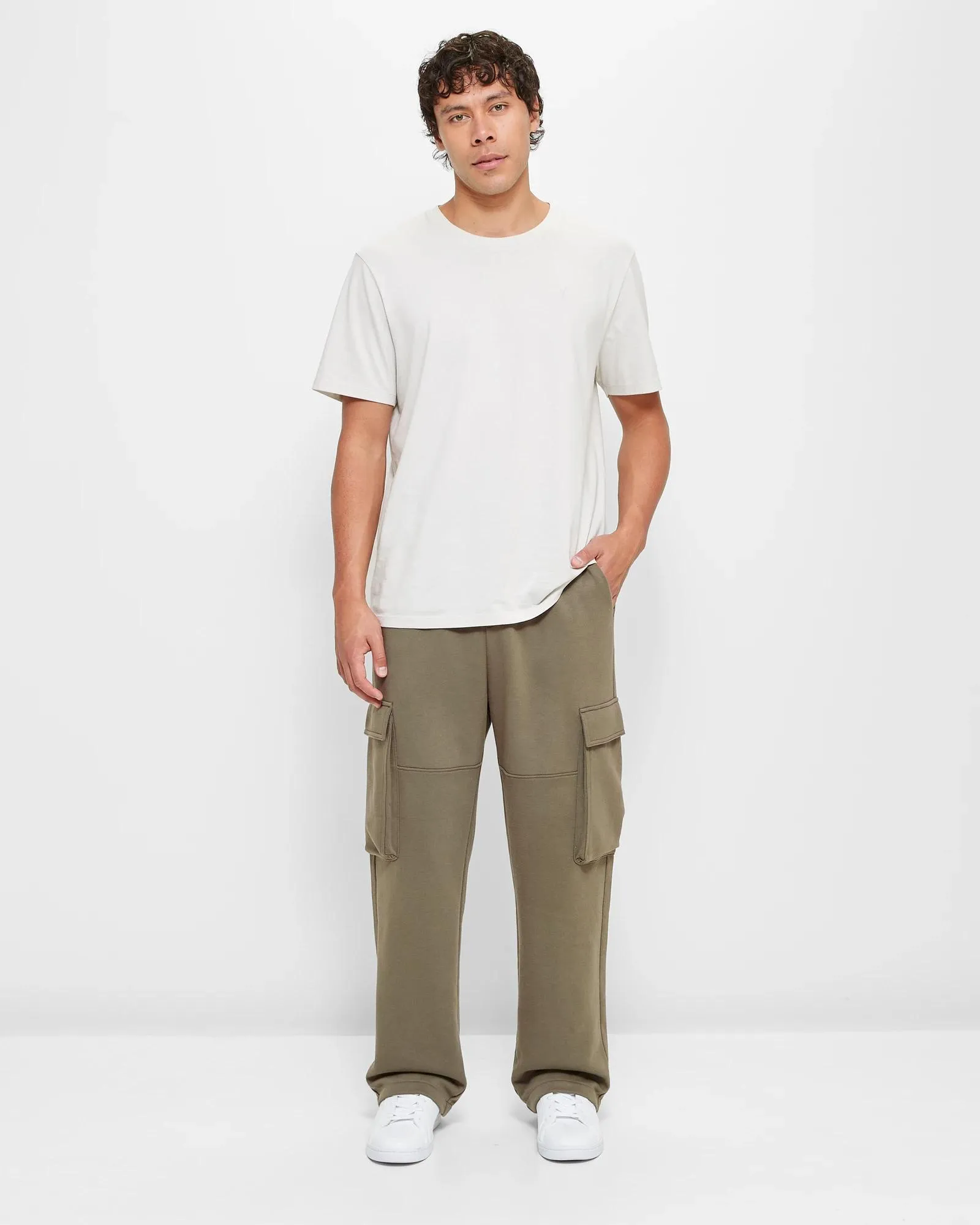 popular  Cargo Trackpants - Commons - Mushroom