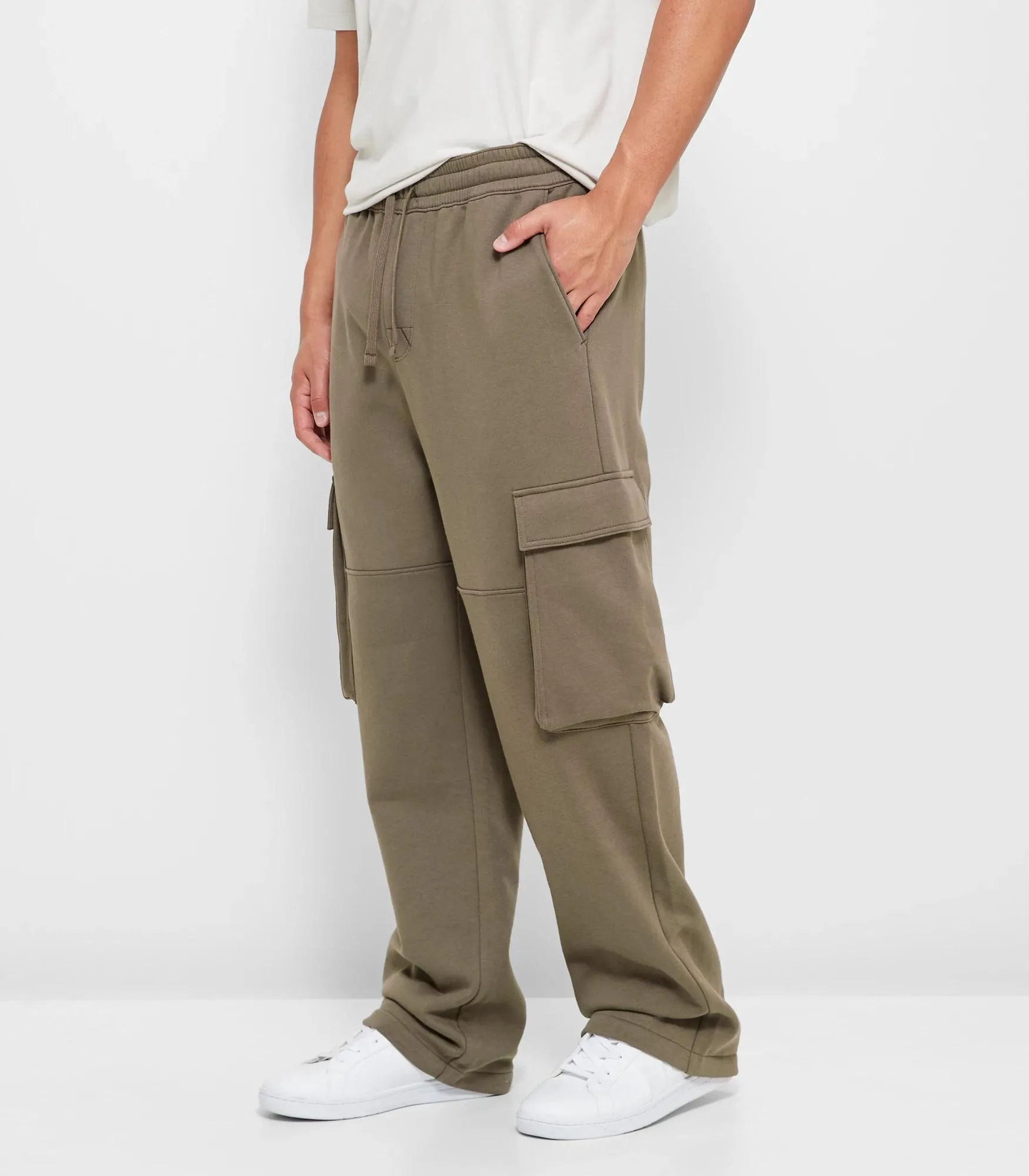 popular  Cargo Trackpants - Commons - Mushroom