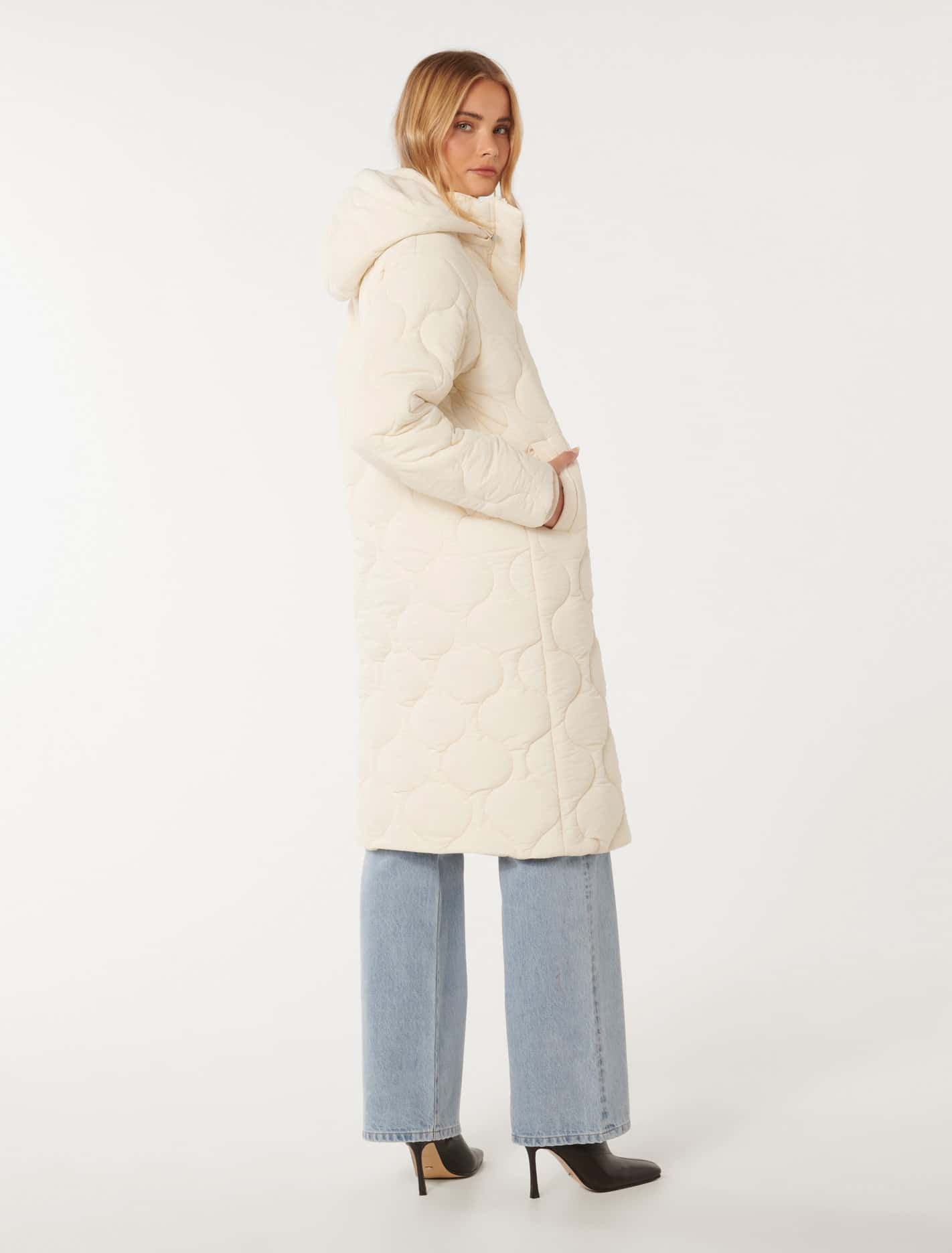 Portia Longline Quilted Puffer Jacket