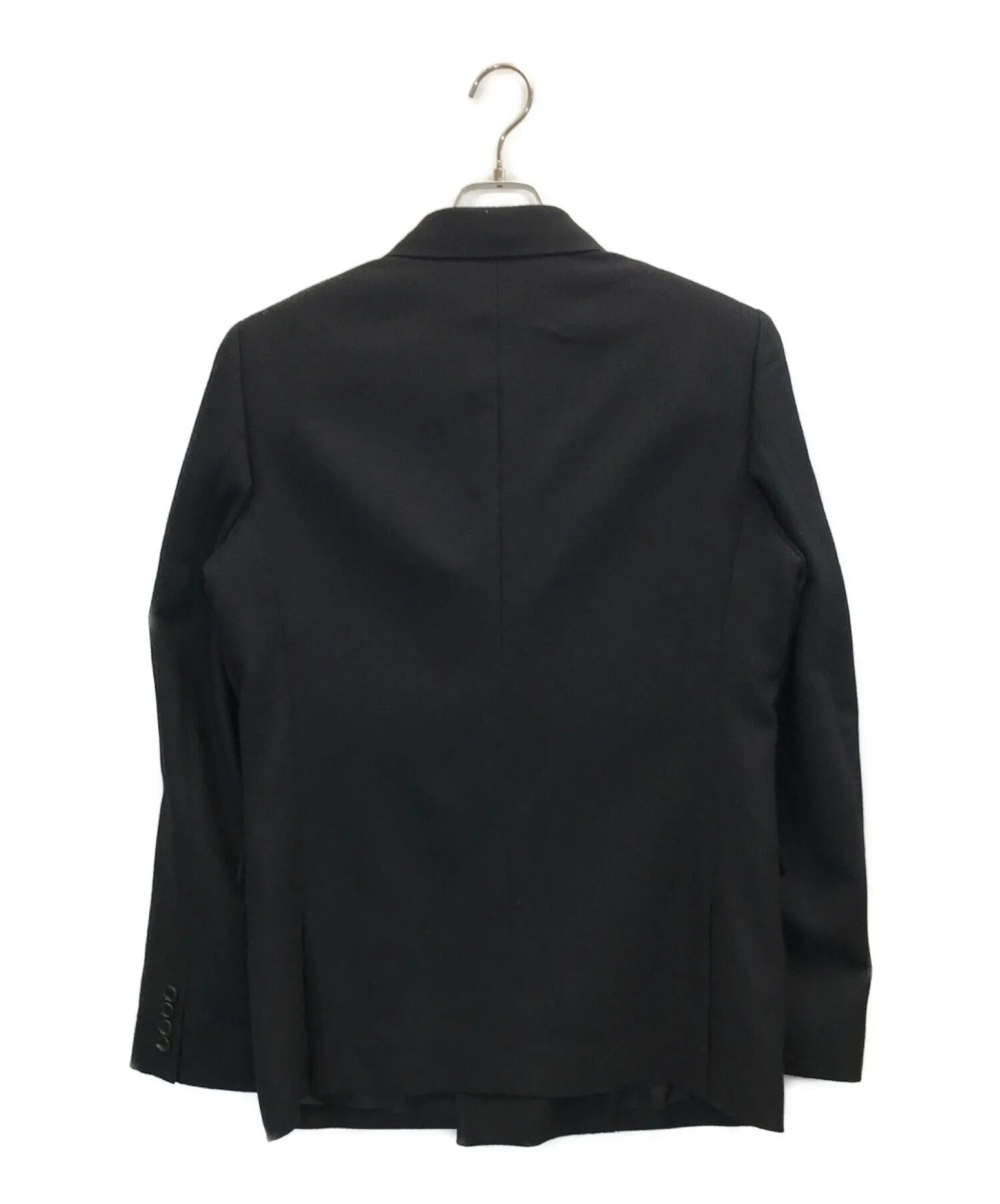 [Pre-owned] COMME des GARCONS HOMME DEUX Shrunken Wool Zip-Up Jacket Riders Type Double Jacket DK-J034