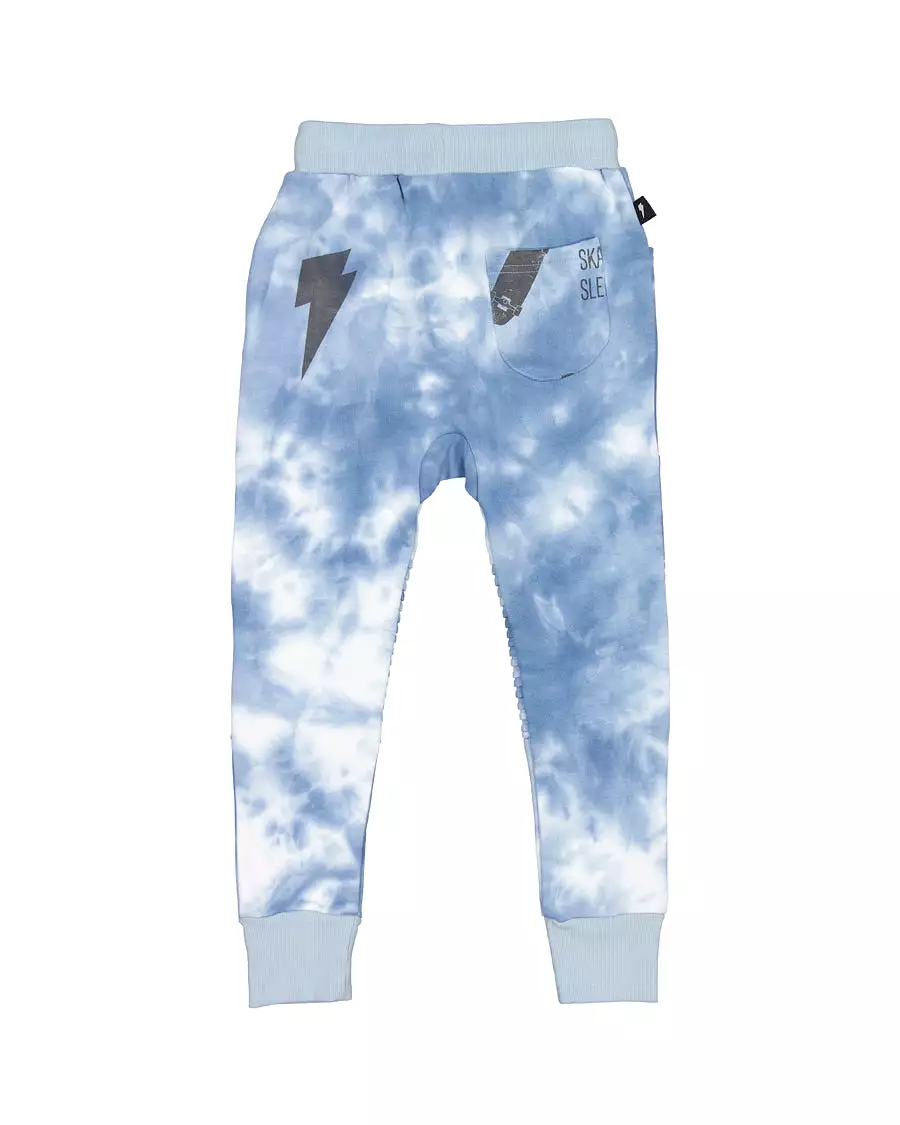 Radciool Dude Captain Pant in Tie Dye Blue