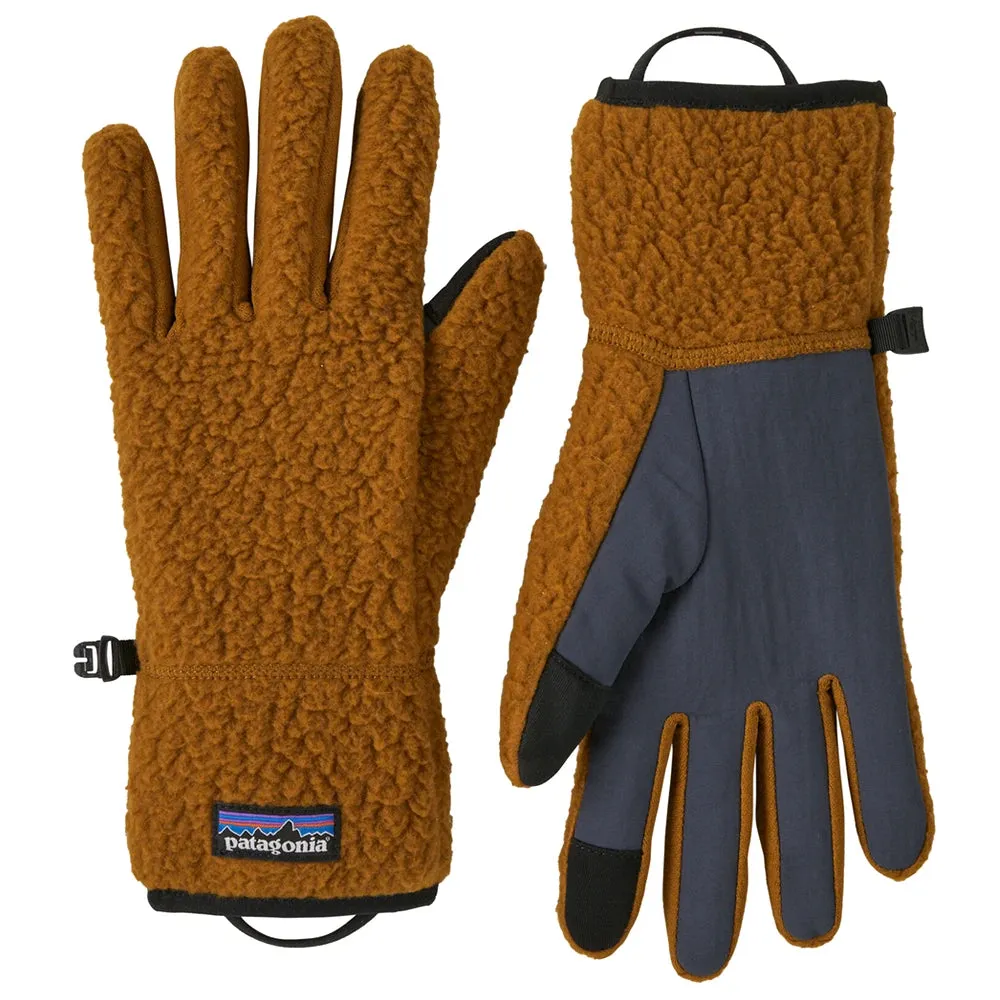 Retro Pile Gloves - Shelter Brown