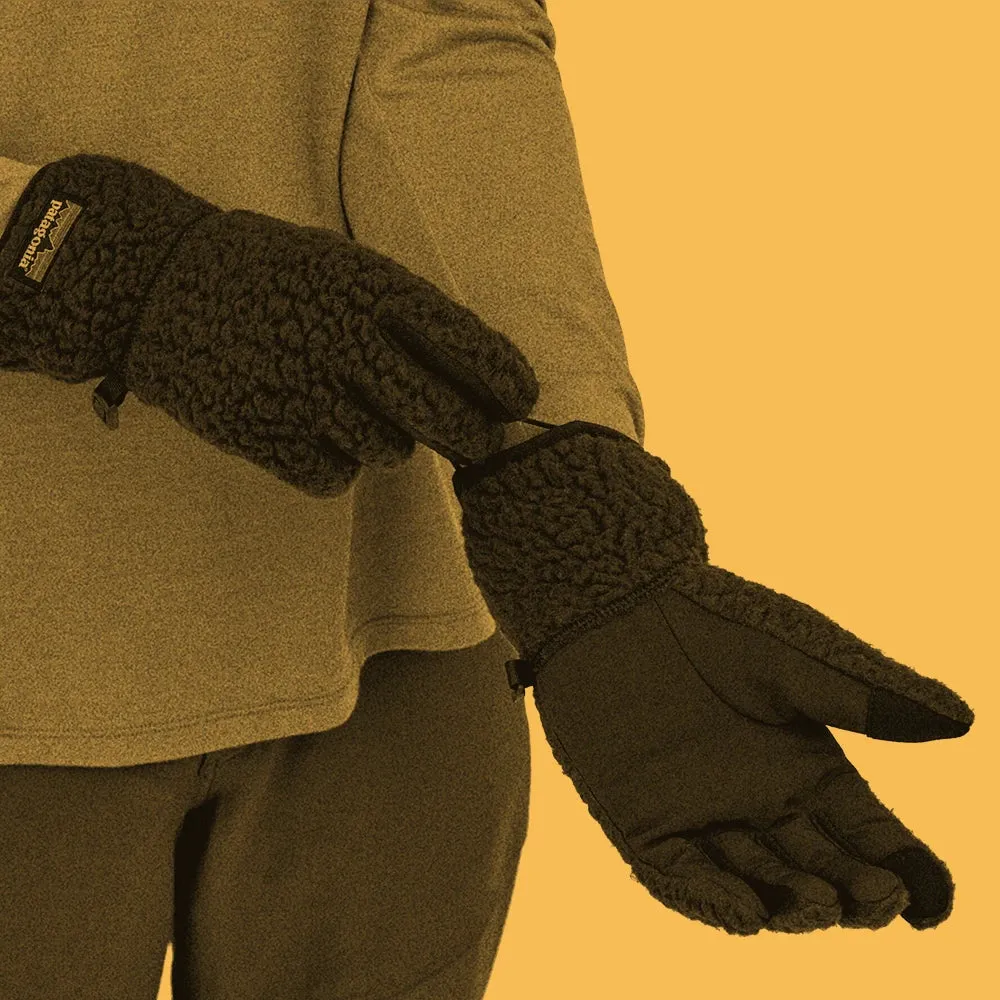 Retro Pile Gloves - Shelter Brown