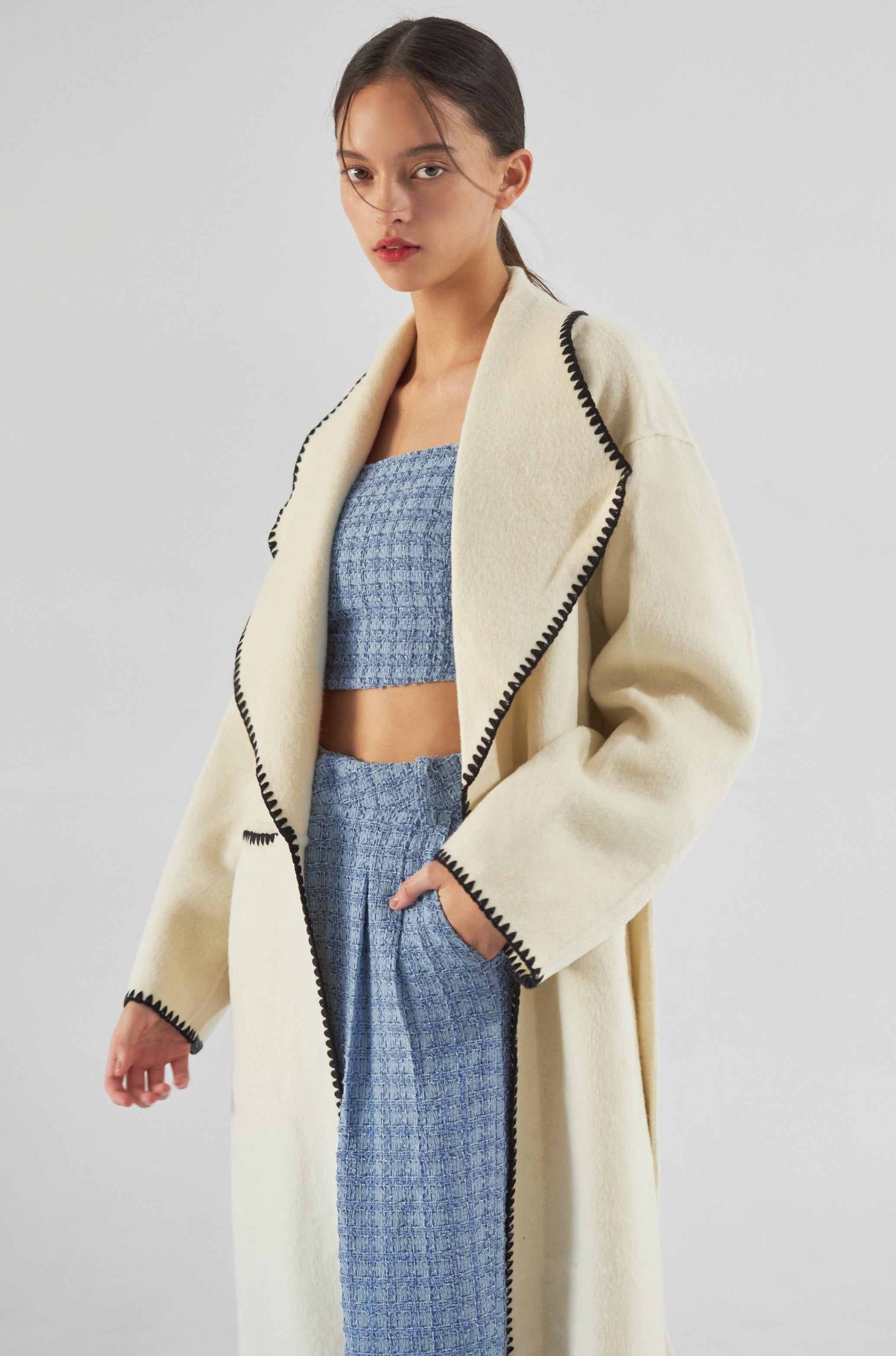 Rue Saint Honore wool coat