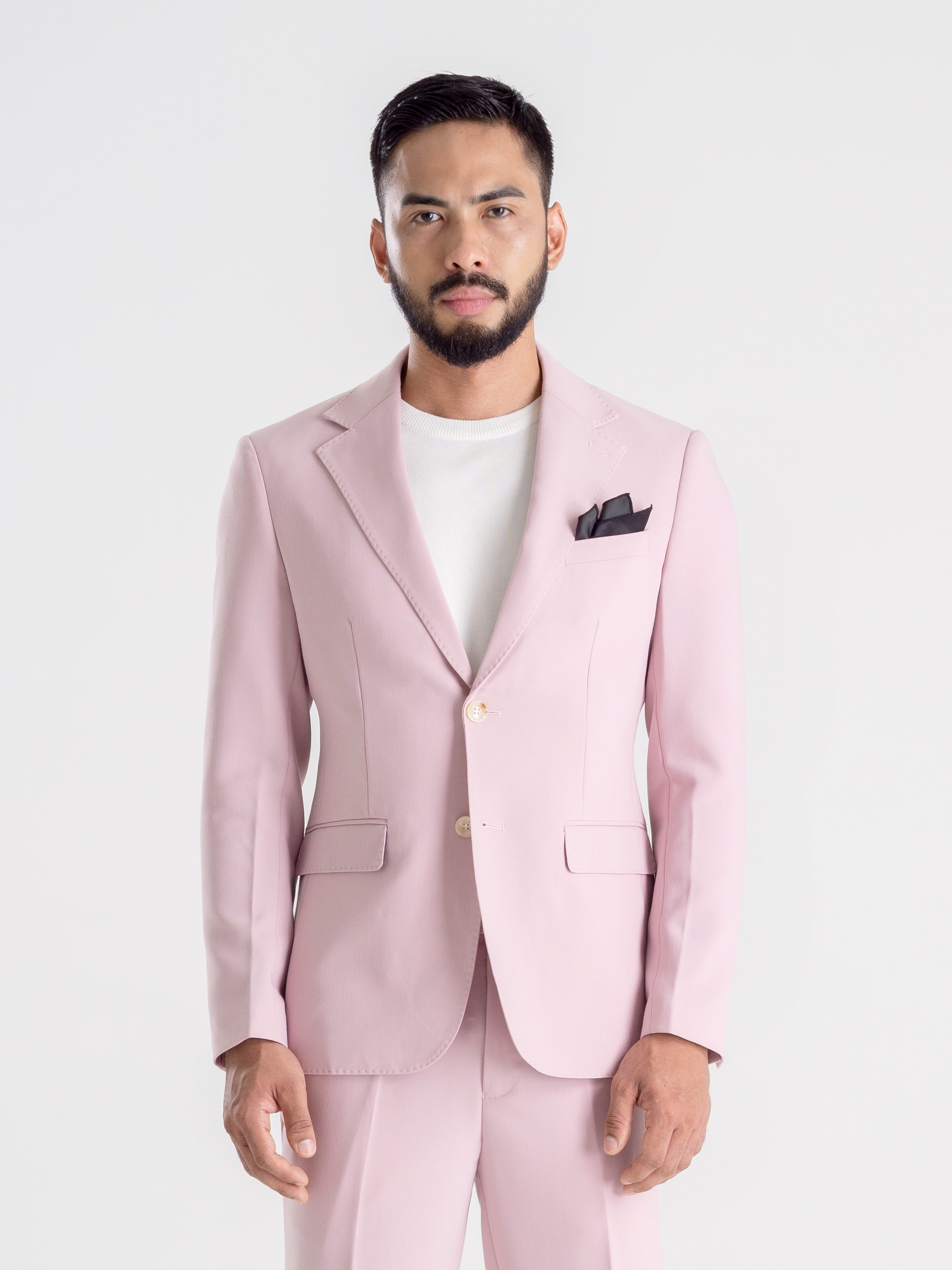 Single Breasted Suit Blazer - Panther Plain (Notch Lapel)