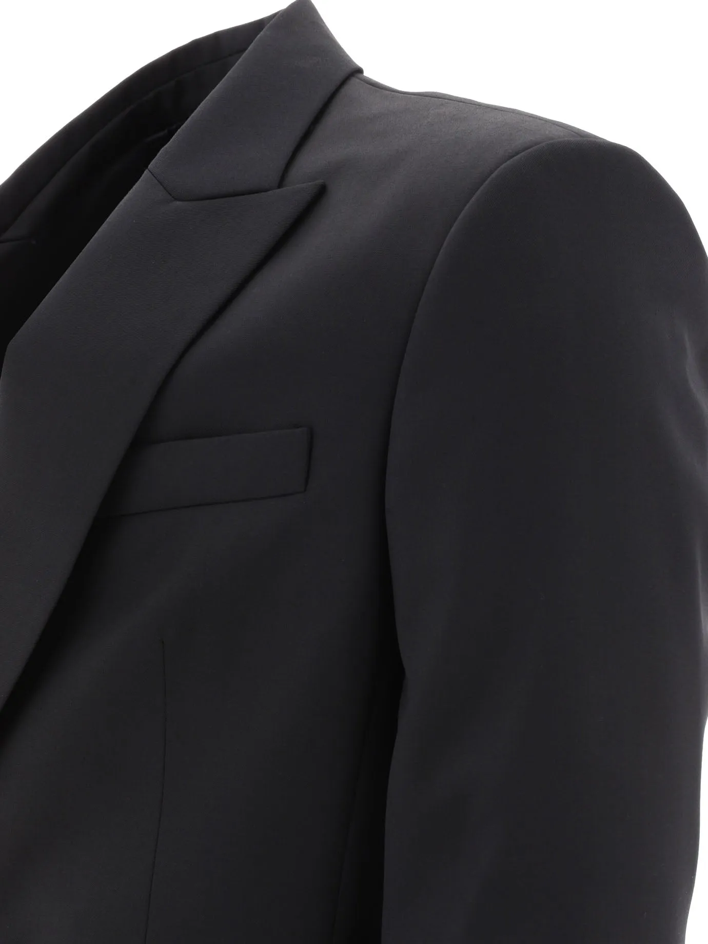 SINGLE-BREASTED WOOL BLAZER