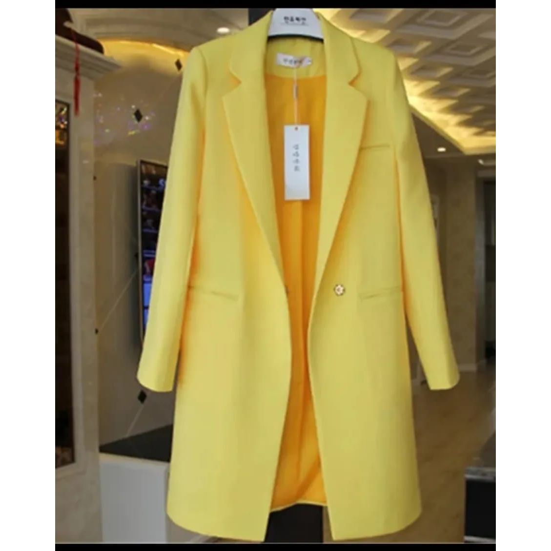 Slim Side Blazer Coat