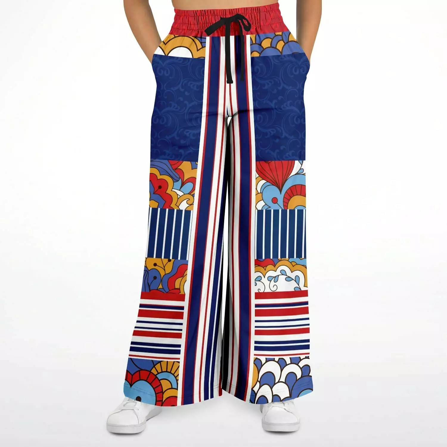 Stand and Deliver Eco-Poly Stretchy Phat Bellbottoms