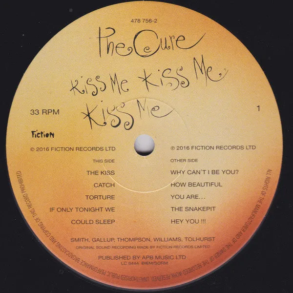 The Cure ~ Kiss Me Kiss Me Kiss Me