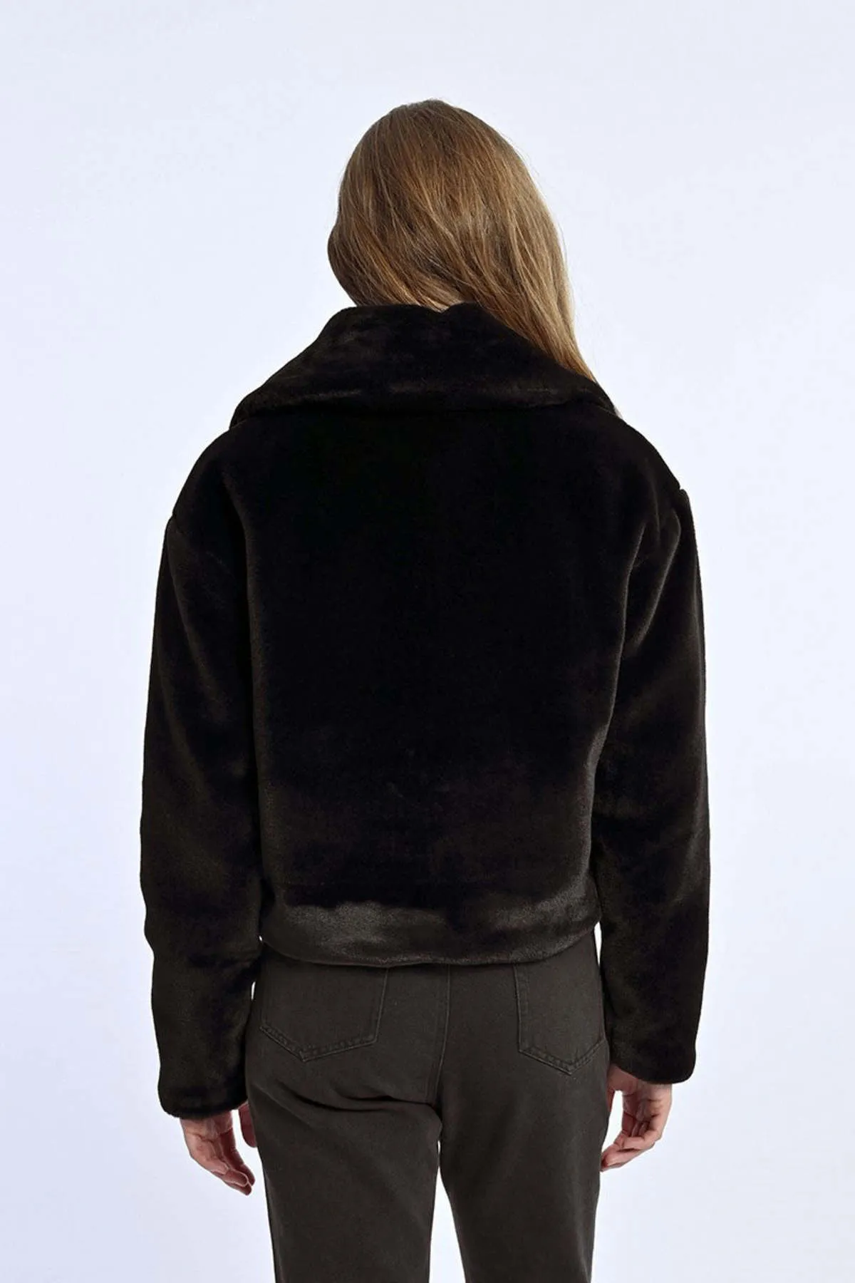 The Fur Jacket - Black