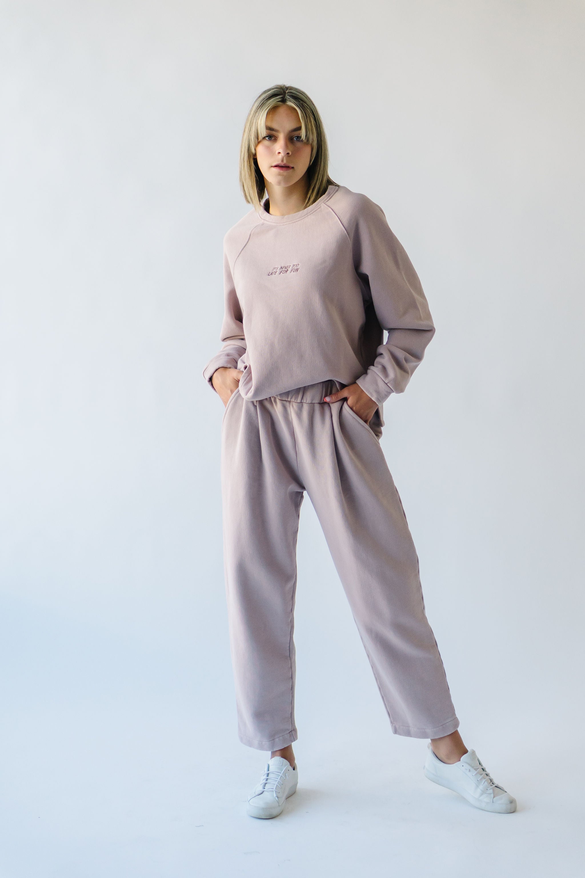 The Hanford Sweatpant in Rose