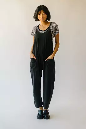 The Rodman Pocket Detail Jumpsuit in Black