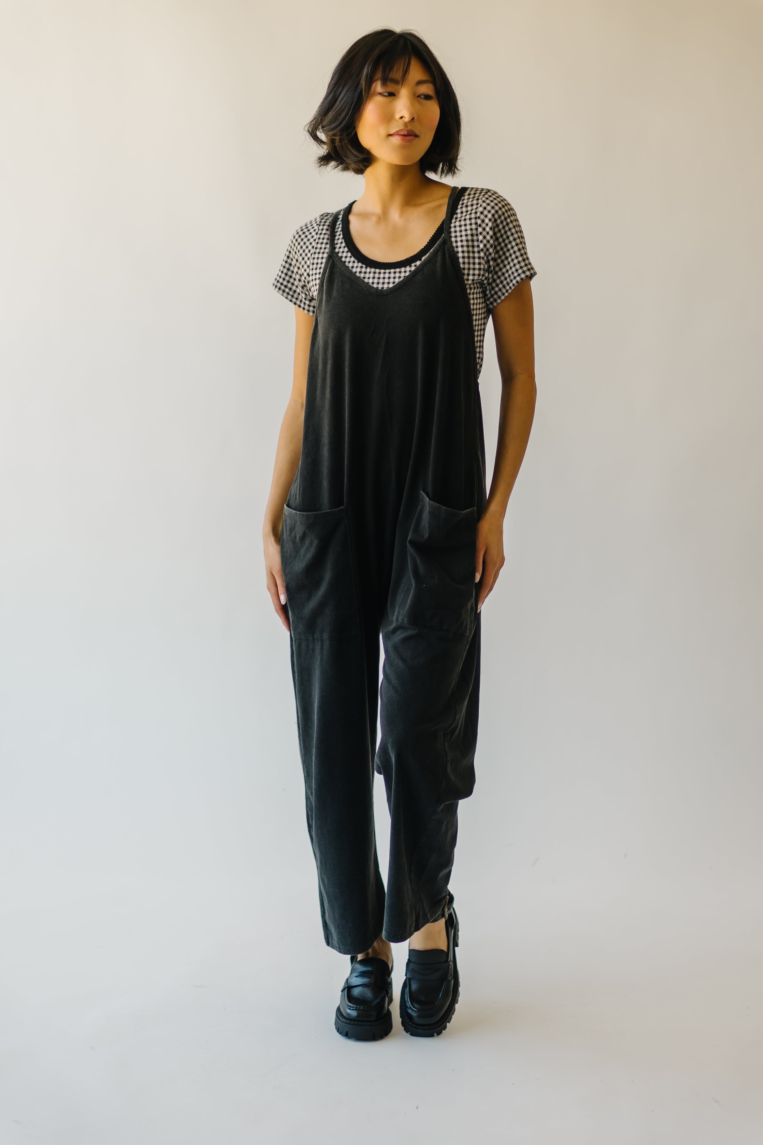 The Rodman Pocket Detail Jumpsuit in Black