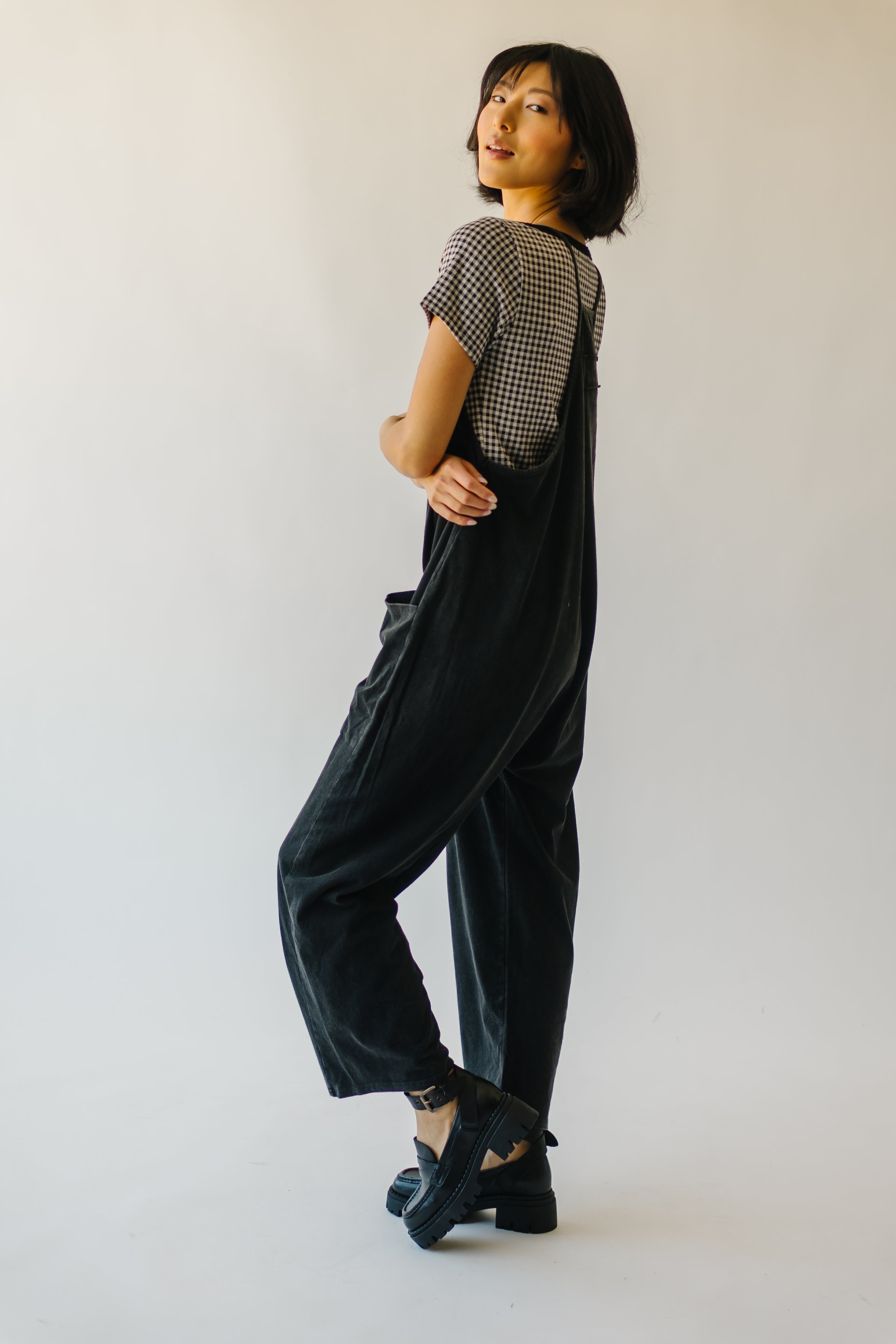 The Rodman Pocket Detail Jumpsuit in Black