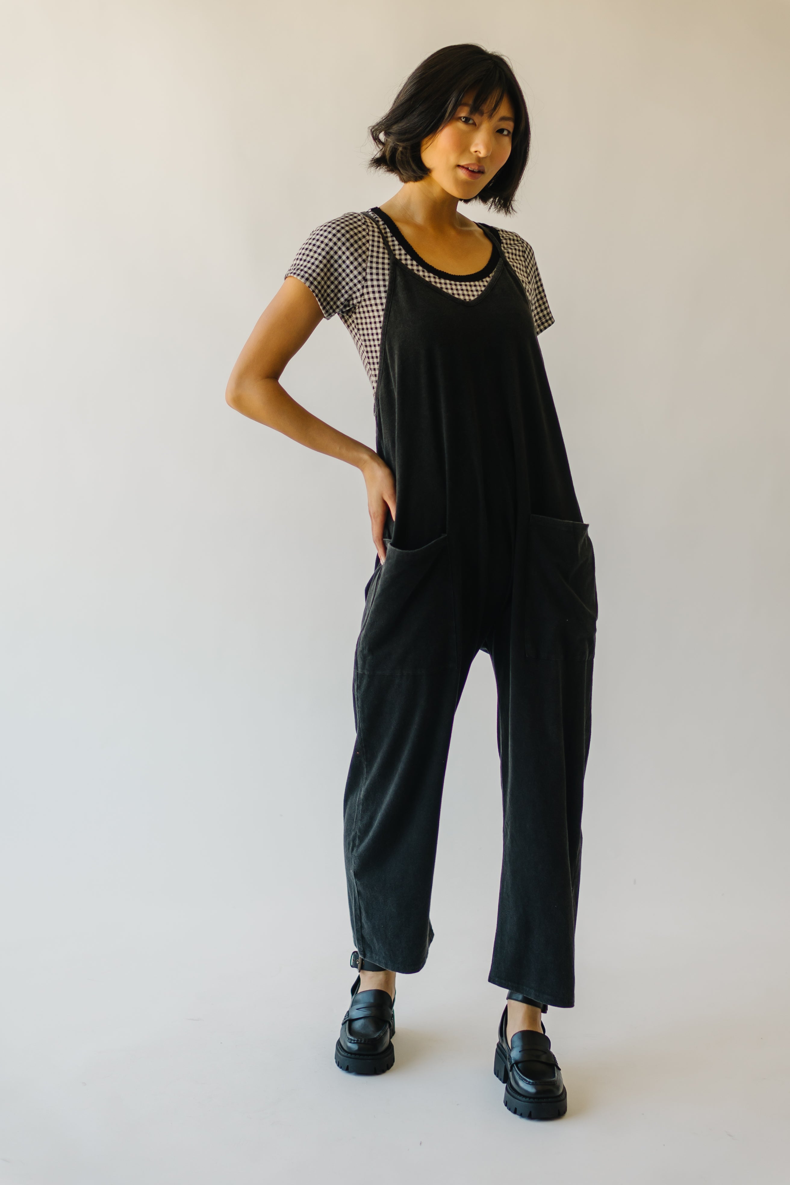 The Rodman Pocket Detail Jumpsuit in Black